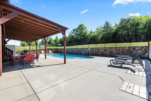 1974 Glen Manor Ct, Lincolnton, NC 28092 - view of pool with a patio and a fenced backyard
