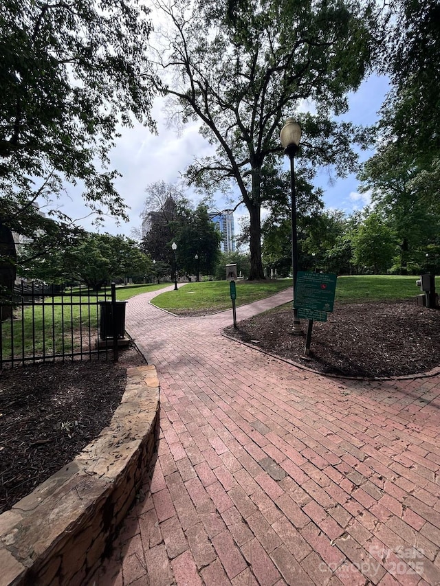 210 N Church St, Charlotte, NC 28202 - view of home's community with fence