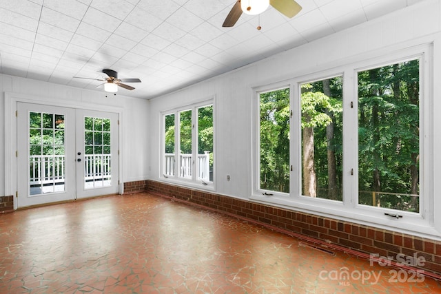 220 Pinehurst Ln, Newton, NC 28658 - unfurnished sunroom with french doors
