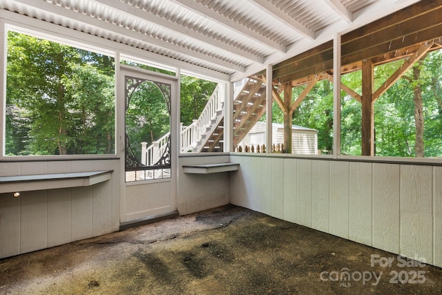 220 Pinehurst Ln, Newton, NC 28658 - view of unfurnished sunroom