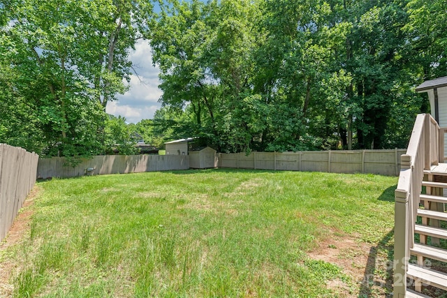 518 Westside Cir, China Grove, NC 28023 - view of yard with stairway