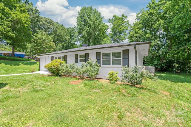 518 Westside Cir, China Grove, NC 28023 - ranch-style house featuring a front yard