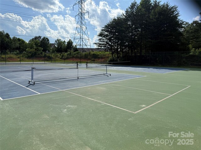 138 Montibello Dr, Mooresville, NC 28117 - view of tennis court with community basketball court