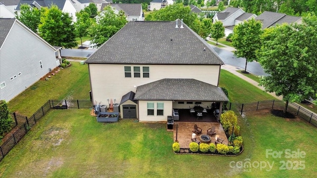 9530 Hightower Oak St, Huntersville, NC 28078 - rear view of house with a patio area