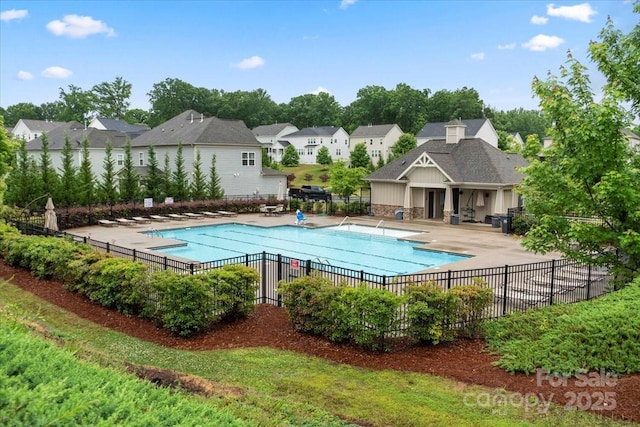 9530 Hightower Oak St, Huntersville, NC 28078 - community pool with a residential view and a patio