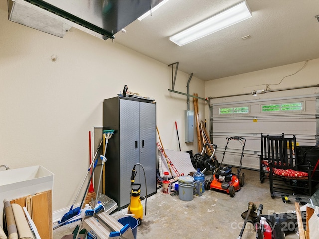 572 Multiflora Way, Waynesville, NC 28785 - garage featuring electric panel