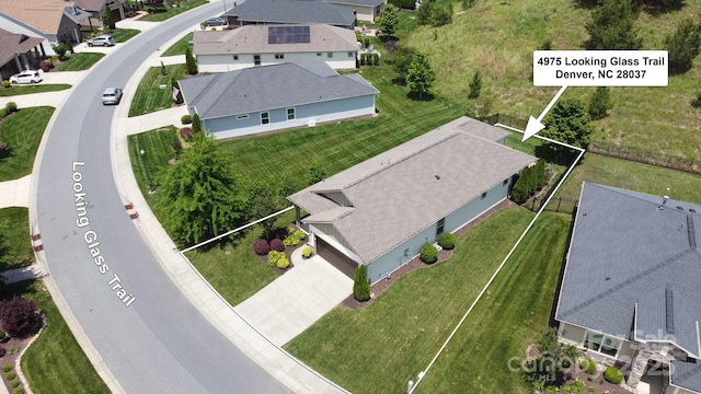 4975 Looking Glass Trl, Denver, NC 28037 - aerial perspective of suburban area