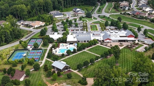 4975 Looking Glass Trl, Denver, NC 28037 - aerial view of property and surrounding area featuring nearby suburban area
