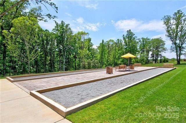 4975 Looking Glass Trl, Denver, NC 28037 - view of property's community with a bocce ball area and a yard