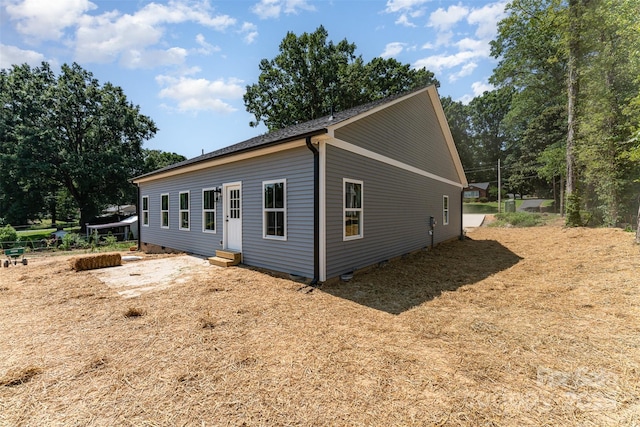 309 Walker St, Kannapolis, NC 28081 - view of side of home with crawl space and entry steps