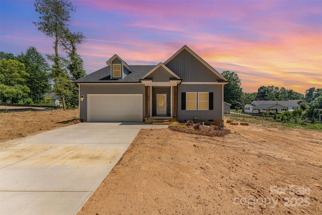 309 Walker St, Kannapolis, NC 28081 - view of front of house with driveway and a garage