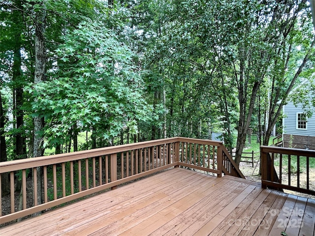4504 Bellmore Ct, Charlotte, NC 28269 - view of deck