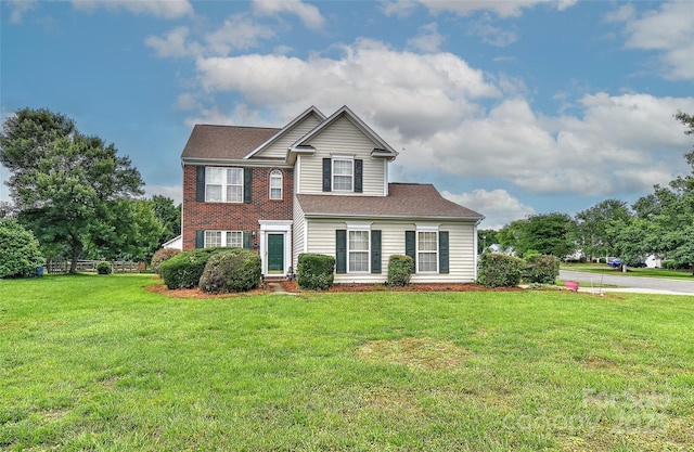 7007 Broad Leaf Ct, Indian Trail, NC 28079 - traditional home featuring a front lawn