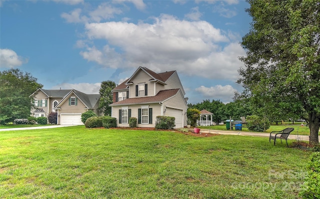7007 Broad Leaf Ct, Indian Trail, NC 28079 - traditional home with driveway and a front lawn