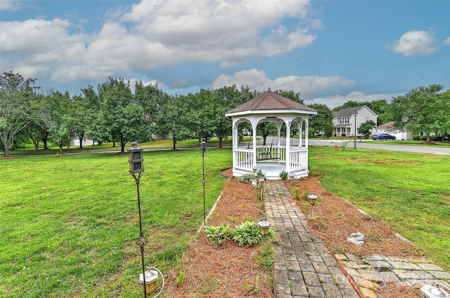 7007 Broad Leaf Ct, Indian Trail, NC 28079 - view of green lawn featuring a gazebo