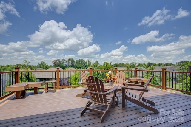 14503 Crest Ct, Charlotte, NC 28278 - view of wooden deck