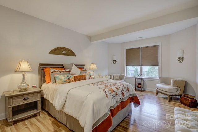 14503 Crest Ct, Charlotte, NC 28278 - bedroom with light wood finished floors and baseboards