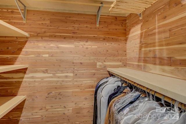 14503 Crest Ct, Charlotte, NC 28278 - relaxing sauna / steam room featuring wood walls