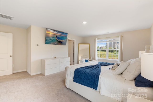 1001 Linn Cv, Waxhaw, NC 28173 - carpeted bedroom with baseboards and recessed lighting