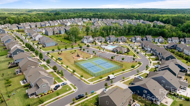 1001 Linn Cv, Waxhaw, NC 28173 - view of property location with a heavily wooded area and nearby suburban area
