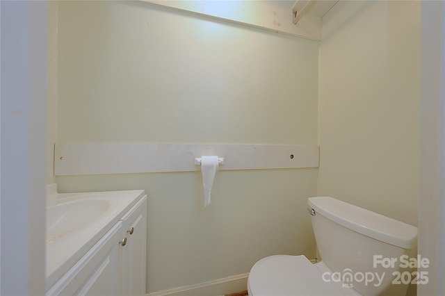 3016 Boston Ave, Charlotte, NC 28212 - half bathroom with toilet and vanity