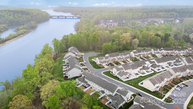 829 River Park Rd, Belmont, NC 28012 - aerial view of residential area featuring a large body of water and a forest