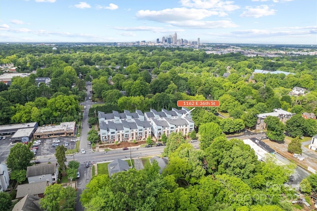 1162 E 36th St, Charlotte, NC 28205 - aerial view