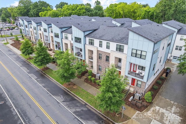 1162 E 36th St, Charlotte, NC 28205 - aerial perspective of suburban area