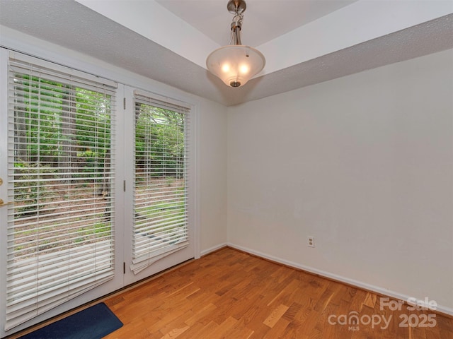 4025 Woodfox Dr, Charlotte, NC 28277 - empty room featuring light wood-style flooring and baseboards