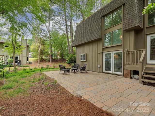 4025 Woodfox Dr, Charlotte, NC 28277 - view of patio featuring an outdoor fire pit