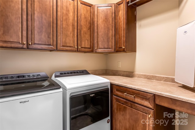 20 E Owl Creek Ln, Fairview, NC 28730 - laundry area with cabinet space and washer and clothes dryer