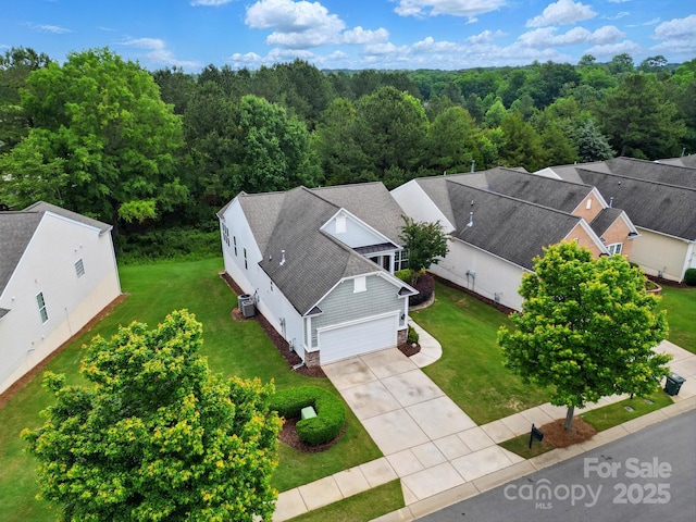 1030 Pinehurst Ln, Fort Mill, SC 29707 - aerial view of property and surrounding area featuring a heavily wooded area