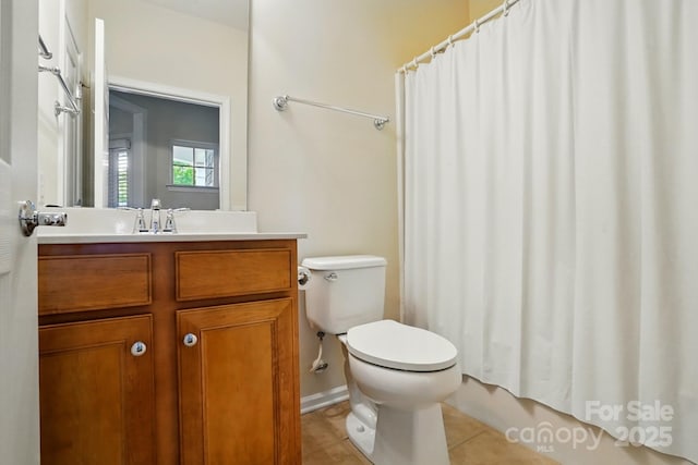 1030 Pinehurst Ln, Fort Mill, SC 29707 - bathroom featuring toilet, tile patterned flooring, and vanity