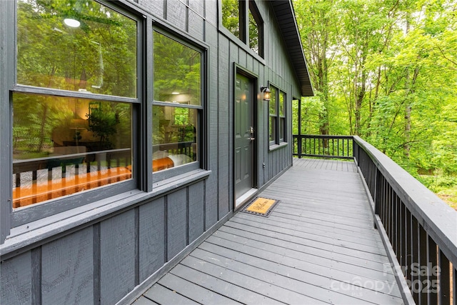 214 Hidden Creek Ln, Burnsville, NC 28714 - view of wooden terrace