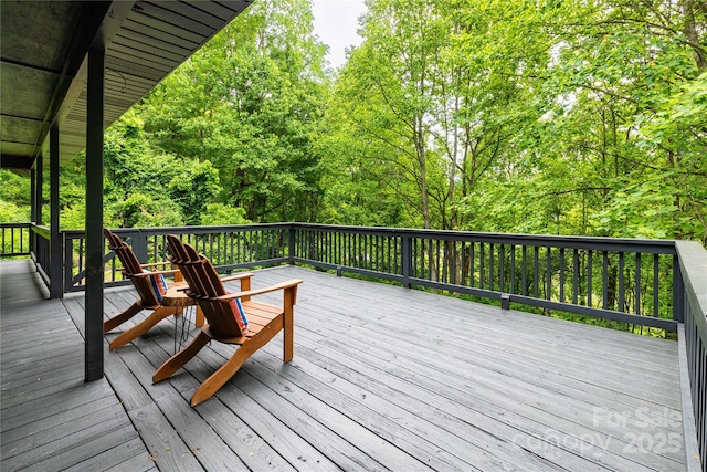 214 Hidden Creek Ln, Burnsville, NC 28714 - view of deck