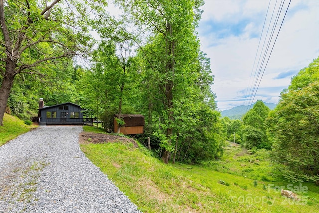 214 Hidden Creek Ln, Burnsville, NC 28714 - view of front of property featuring driveway