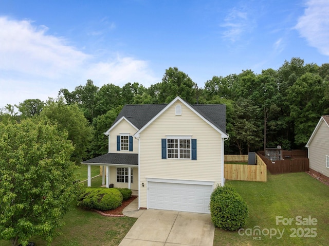 1534 Piney Church Rd, Concord, NC 28025 - traditional-style home featuring an attached garage, concrete driveway, and roof with shingles