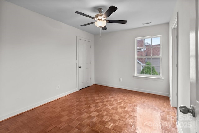 1534 Piney Church Rd, Concord, NC 28025 - empty room with baseboards and a ceiling fan