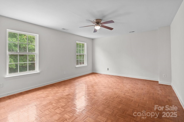 1534 Piney Church Rd, Concord, NC 28025 - empty room featuring baseboards and ceiling fan