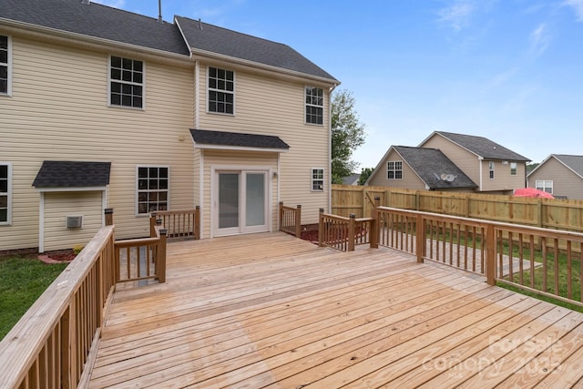 1534 Piney Church Rd, Concord, NC 28025 - wooden deck with a fenced backyard