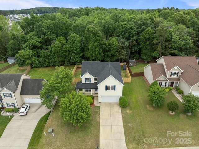 1534 Piney Church Rd, Concord, NC 28025 - view from above of property featuring a forest