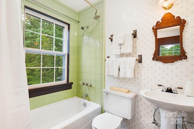 1186 US-70 Hwy, Black Mountain, NC 28711 - full bathroom with healthy amount of natural light, bathing tub / shower combination, and toilet