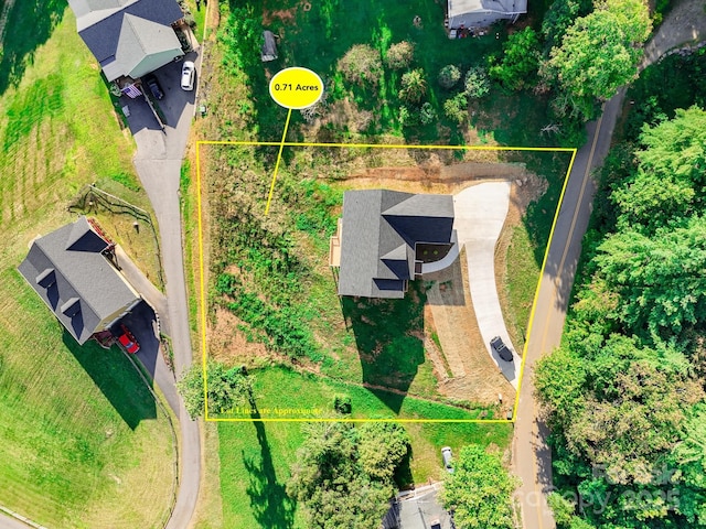 220 Pine Ridge Rd, Mars Hill, NC 28754 - view of property location with property boundaries highlighted