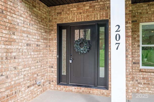 207 9th Ct NE, Conover, NC 28613 - entrance to property featuring brick siding