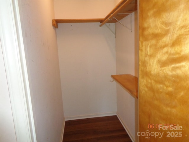 1203 Dudley Shoals Rd, Granite Falls, NC 28630 - spacious closet with wood finished floors