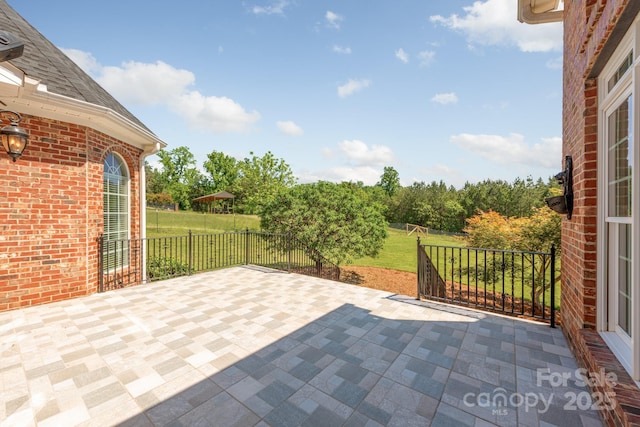 view of patio / terrace