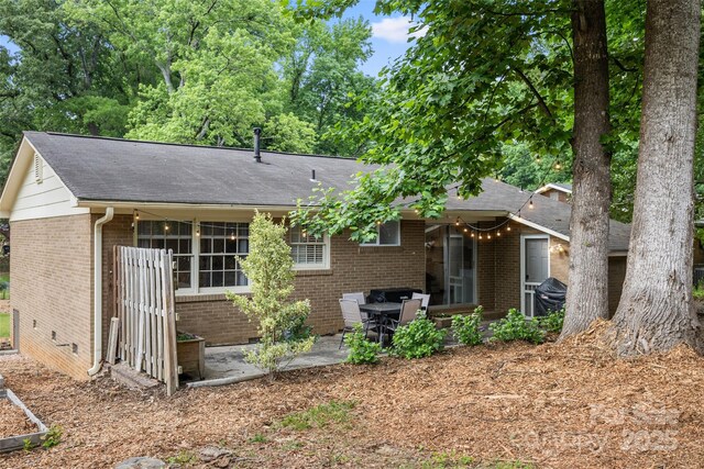 3900 Langley Rd, Charlotte, NC 28215 - view of front of property featuring brick siding and a patio area
