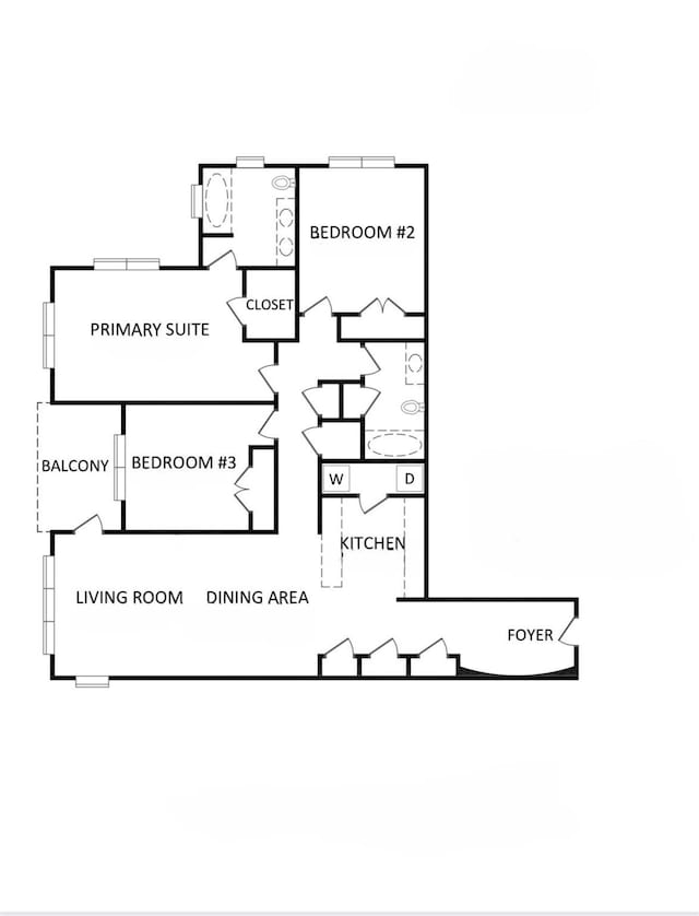 1000 E Woodlawn Rd Unit 107, Charlotte, NC 28209 - room layout