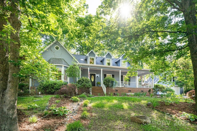 287 Anne St, Rutherfordton, NC 28139 - view of front of house featuring a porch and crawl space