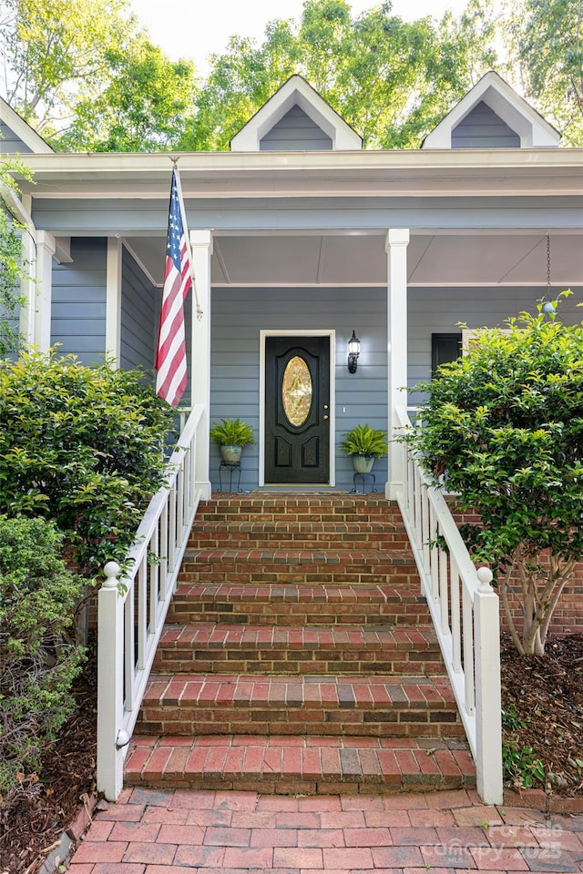 287 Anne St, Rutherfordton, NC 28139 - doorway to property with a porch